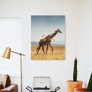 Foto 3 | Cuadros Decorativos Animales León Elefante Jirafa Canvas 4k