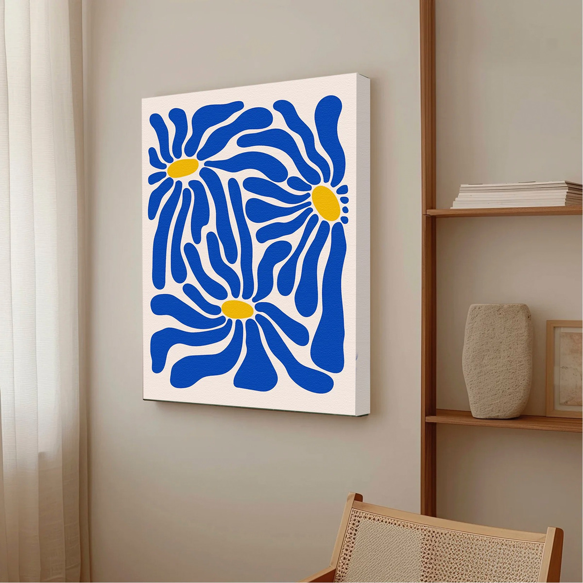 Foto 1 | Cuadros Modernos Botanico Bohemio Floral Canvas 40x60cm