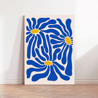 Foto 4 | Cuadros Modernos Botanico Bohemio Floral Canvas 40x60cm