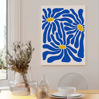 Foto 5 | Cuadros Modernos Botanico Bohemio Floral Canvas 40x60cm
