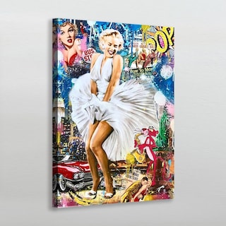 Foto 2 | Cuadro Decorativo Marilyn Monroe Grafiti Para Estética Sala