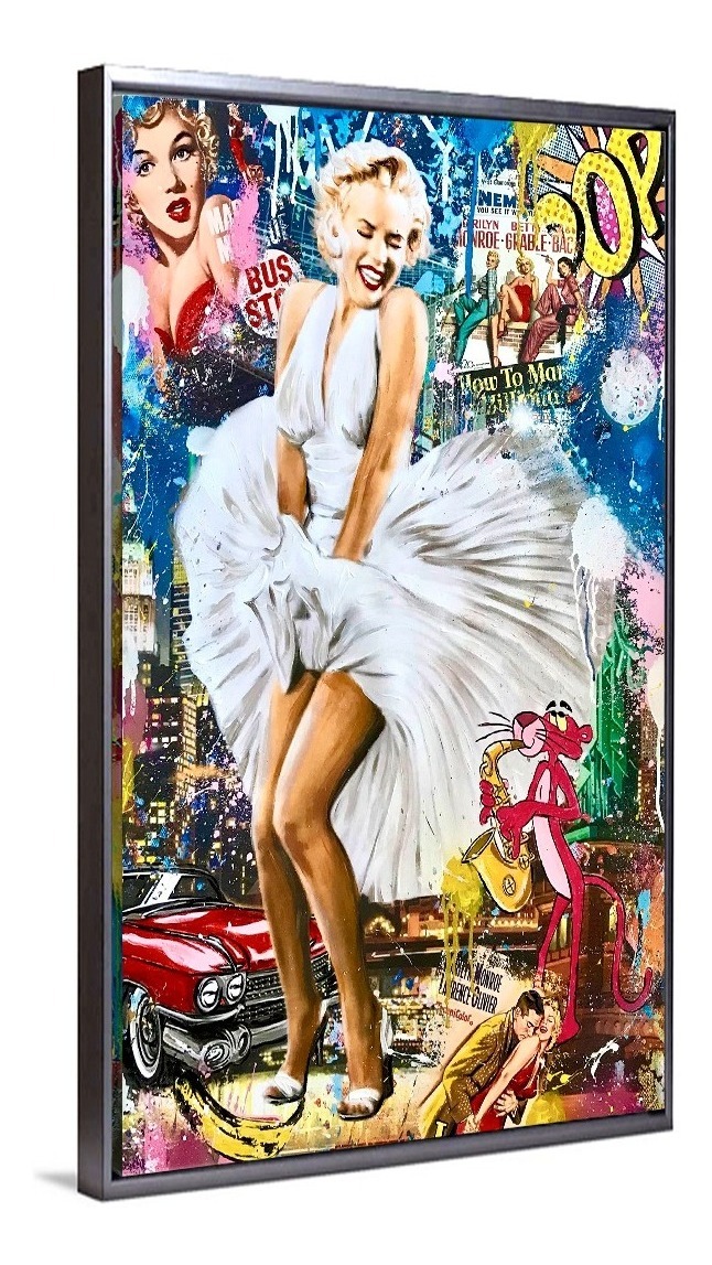 Foto 5 | Cuadro Decorativo Marilyn Monroe Grafiti Para Estética Sala