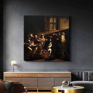 Foto 1 | Cuadros Arte Caravaggio Canvas Estilo Galería 90x90 Cm