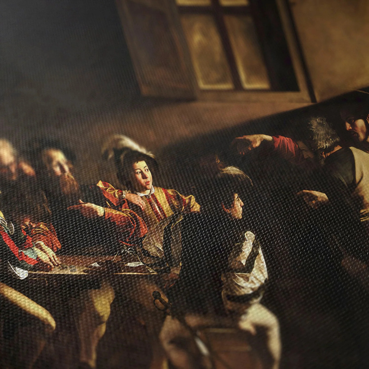 Foto 2 | Cuadros Arte Caravaggio Canvas Estilo Galería 90x90 Cm
