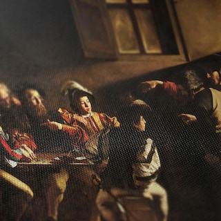 Foto 2 | Cuadros Arte Caravaggio Canvas Estilo Galería 90x90 Cm