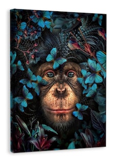 Foto 1 | Cuadros Decorativos Animales Flores Modernos Varios Canvas