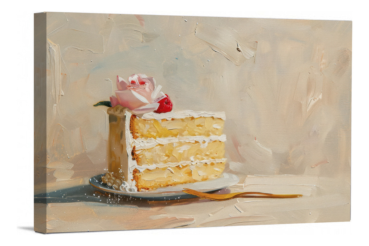 Cuadro Canvas Decorativo Para Pasterleia Panaderia Pasteles