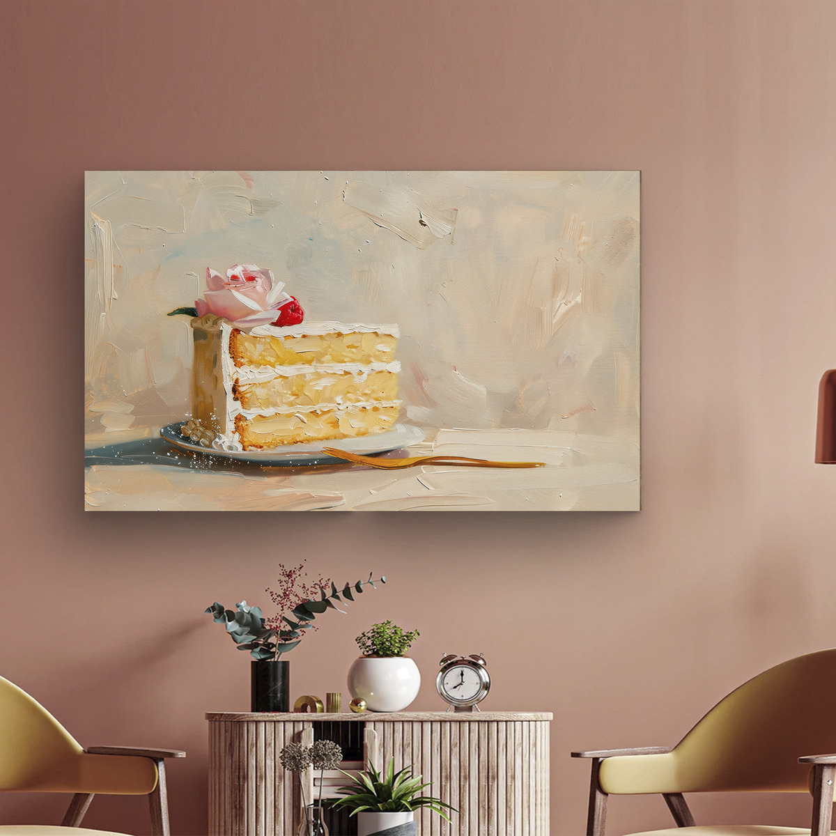 Foto 4 pulgar | Cuadro Canvas Decorativo Para Pasterleia Panaderia Pasteles