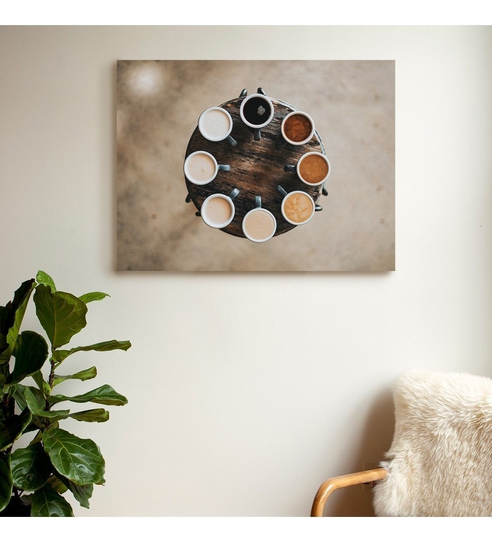 Cuadro Para Cafeteria Comedor Cafe Espresso En Canvas Coffee Color Colores Del Café