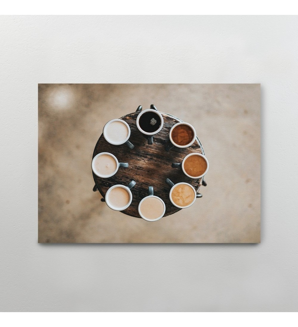 Foto 4 | Cuadro Para Cafeteria Comedor Cafe Espresso En Canvas Coffee Color Colores Del Café