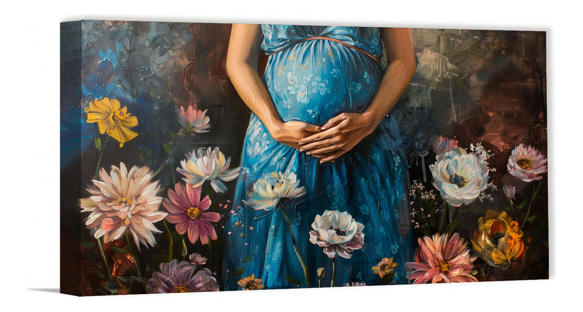 Cuadro Decorativo Embarazo Consultorio Ginecologia 70x40cm