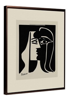 Foto 3 | Cuadros Picasso Abstractos Minimalista Modernos Canvas Museo Color El Beso Armazón Bastidor De Madera
