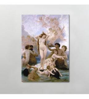 Foto 2 | Cuadros Canvas Arte Bouguereau Ángeles Modelos Con Marco