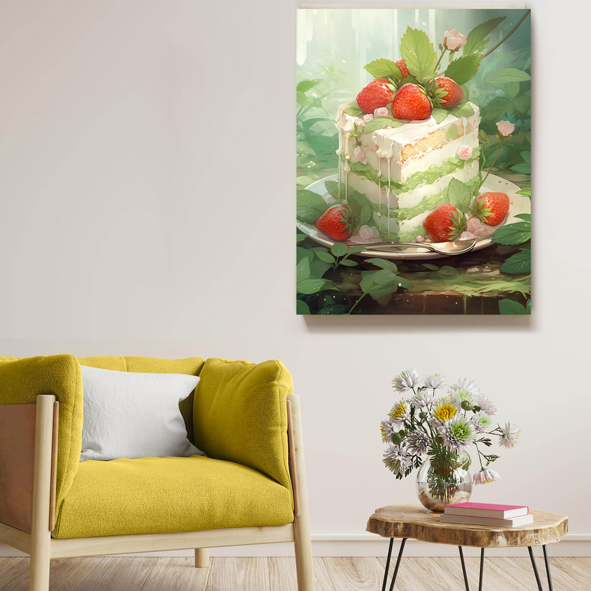 Foto 4 pulgar | Cuadro Canvas Decorativo Para Pasterleia Panaderia Pasteles