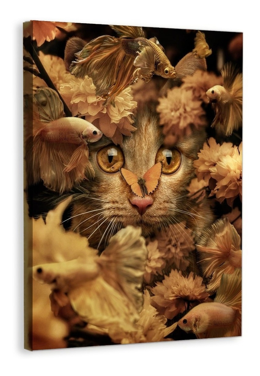Cuadros Decorativos Animales Flores Modernos Varios Canvas