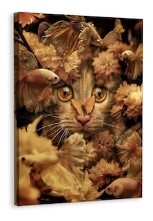 Foto 1 | Cuadros Decorativos Animales Flores Modernos Varios Canvas
