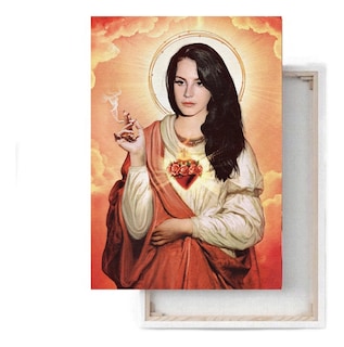 Foto 1 | Cuadro Lana Del Rey Santa Virgen Canvas Grueso Colores Vivos