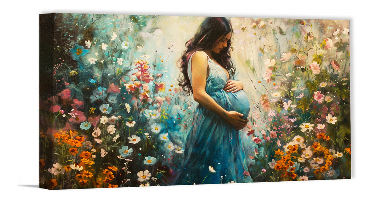 Cuadro Decorativo Embarazo Consultorio Ginecologia 70x40cm