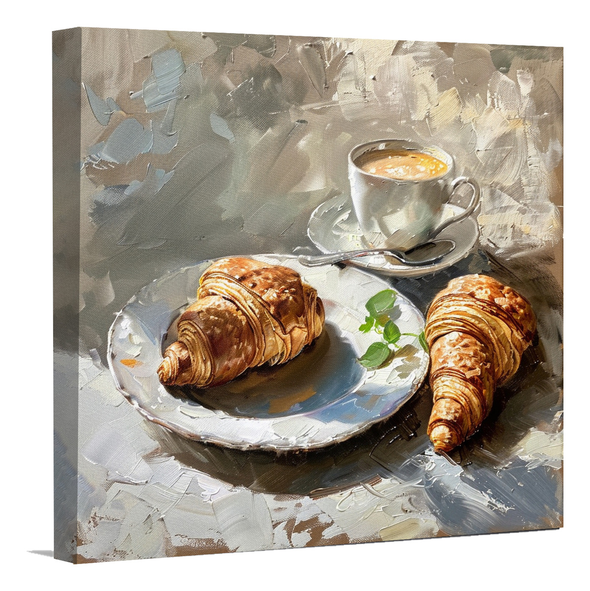Foto 1 | Cuadro Decorativo Panaderia  Cafeteria Croissant Decogaleria