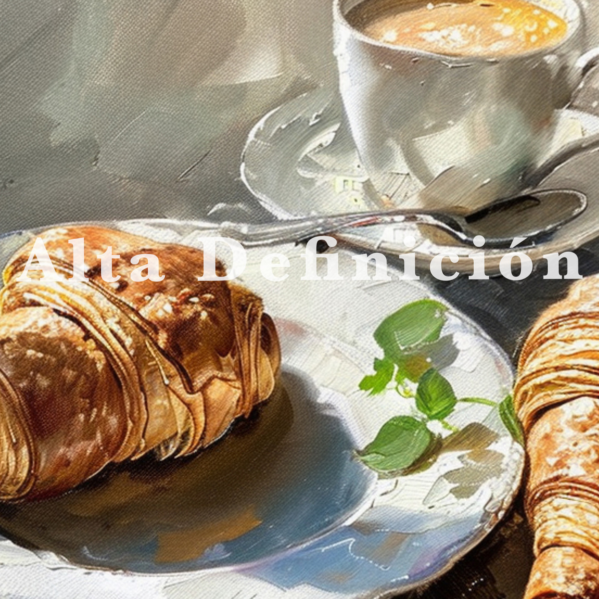 Foto 5 pulgar | Cuadro Decorativo Panaderia  Cafeteria Croissant Decogaleria