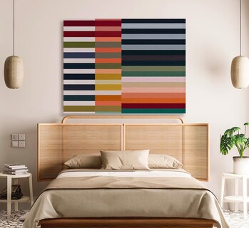 Foto 3 | Cuadros Decorativos Abstractos Modernos Coloridos En Canvas