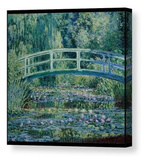 Foto 1 | Cuadro Canvas Arte Monet Paisajes Impresionistas Tipo Oleo Color Puente Japones