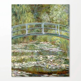 Foto 2 | Cuadro Canvas Arte Monet Paisajes Impresionistas Tipo Oleo Color Puente Japones