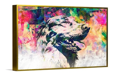 Foto 3 | Cuadros Decorativos Abstracto Moderno Animales Colores 4k