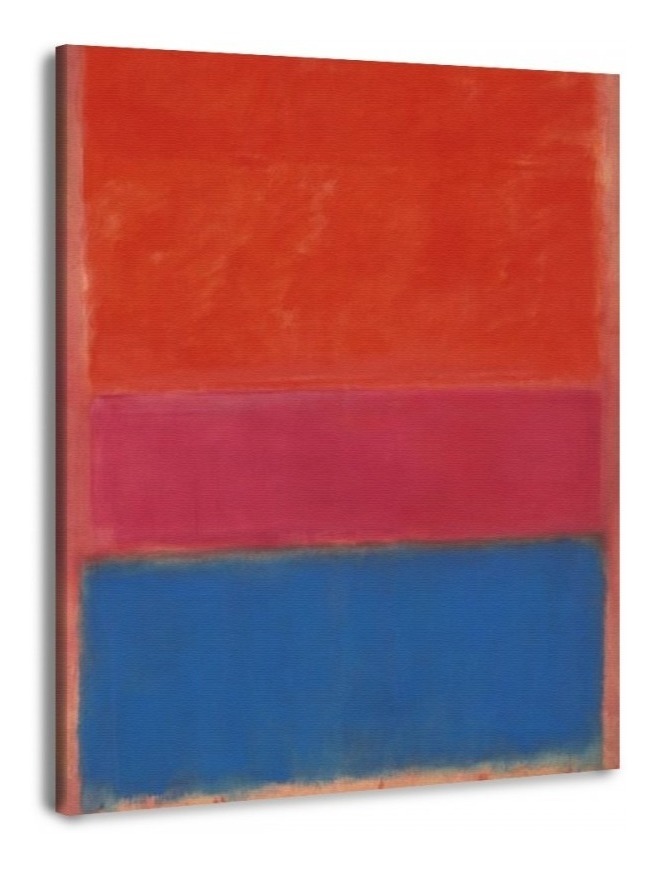 Foto 1 | Cuadros Canva Mark Rothko Arte Abstracto Bastidor 60x80cm