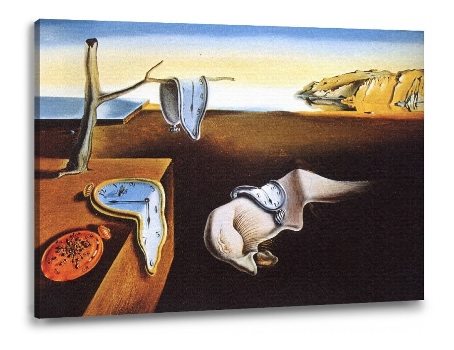 Foto 2 pulgar | Cuadro Arte En Canvas De Dalí Calidad De Museo Con Marco