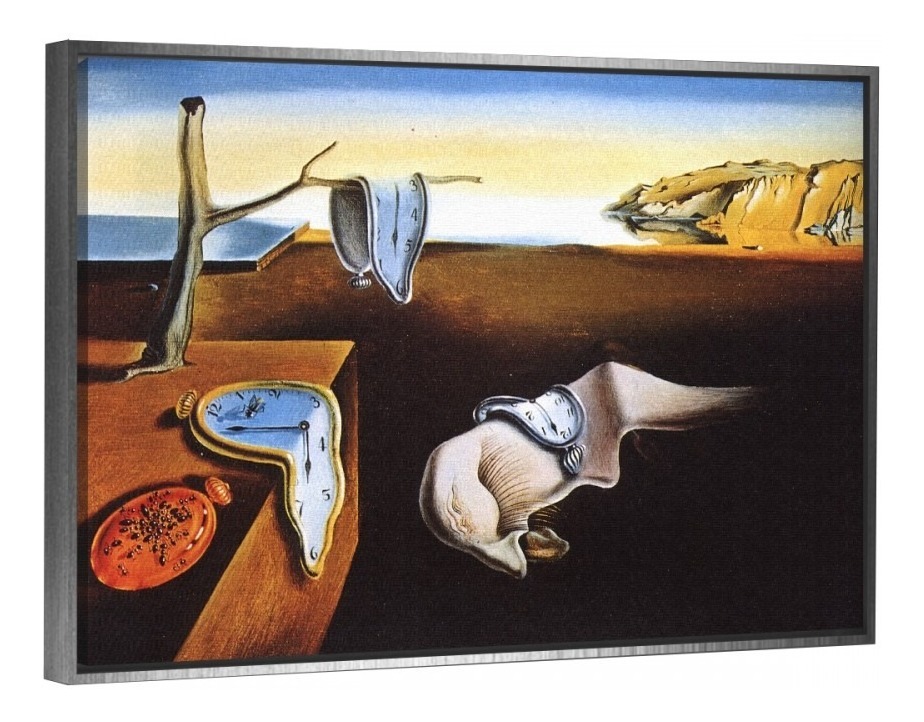 Foto 4 pulgar | Cuadro Arte En Canvas De Dalí Calidad De Museo Con Marco