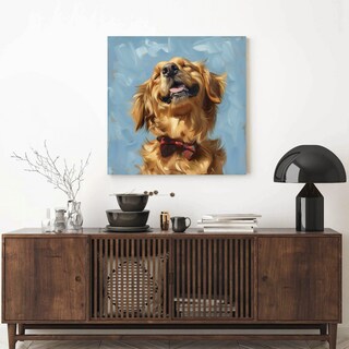 Foto 3 | Cuadro Decorativo Labrador Retriever Mascota Retrato Canvas