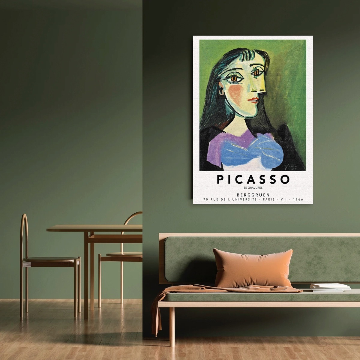 Cuadros Picasso Abstractos Minimalista Modernos Canvas Museo