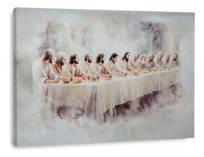 Foto 1 | Cuadros Última Cena Lienzo Canvas Estilo Oleo Arte Religioso