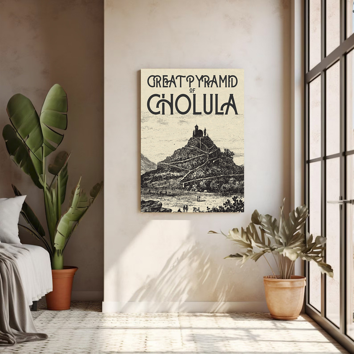 Cuadros Decor Maravillas De México Vintage Canvas 50x70cm Hd