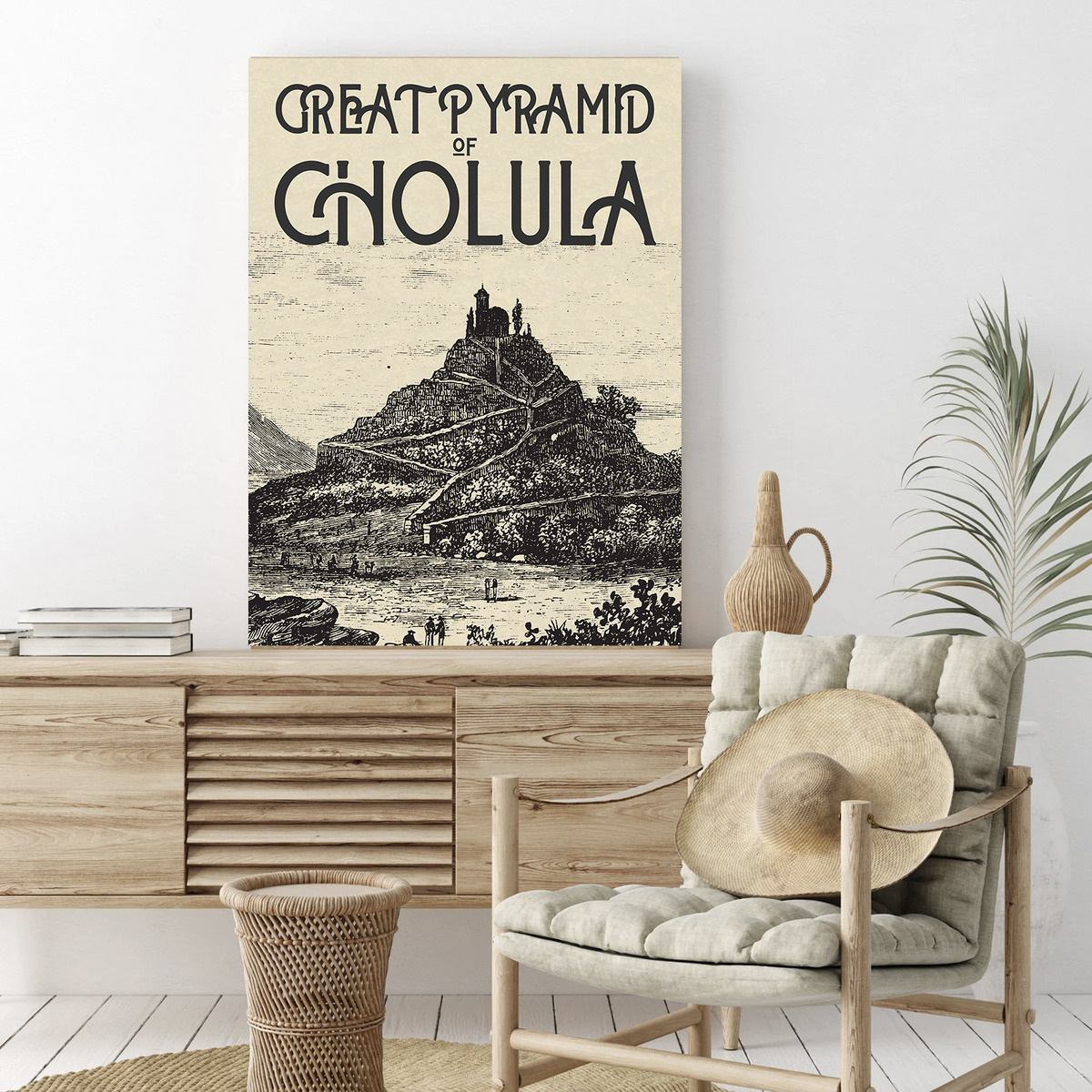 Foto 2 | Cuadros Decor Maravillas De México Vintage Canvas 50x70cm Hd