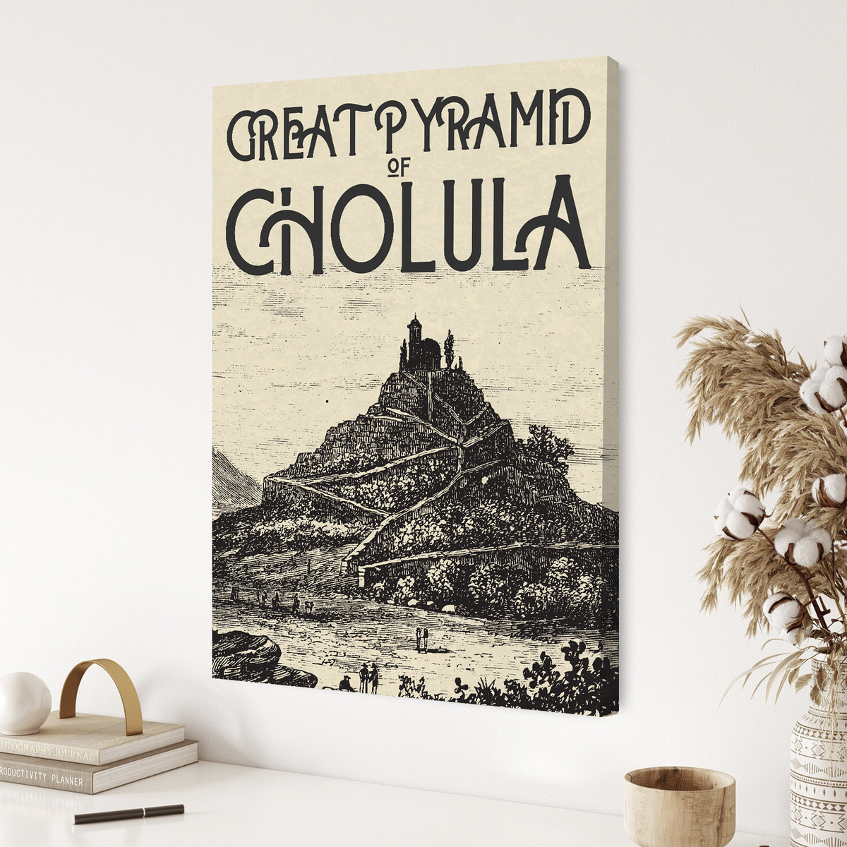 Foto 5 pulgar | Cuadros Decor Maravillas De México Vintage Canvas 50x70cm Hd