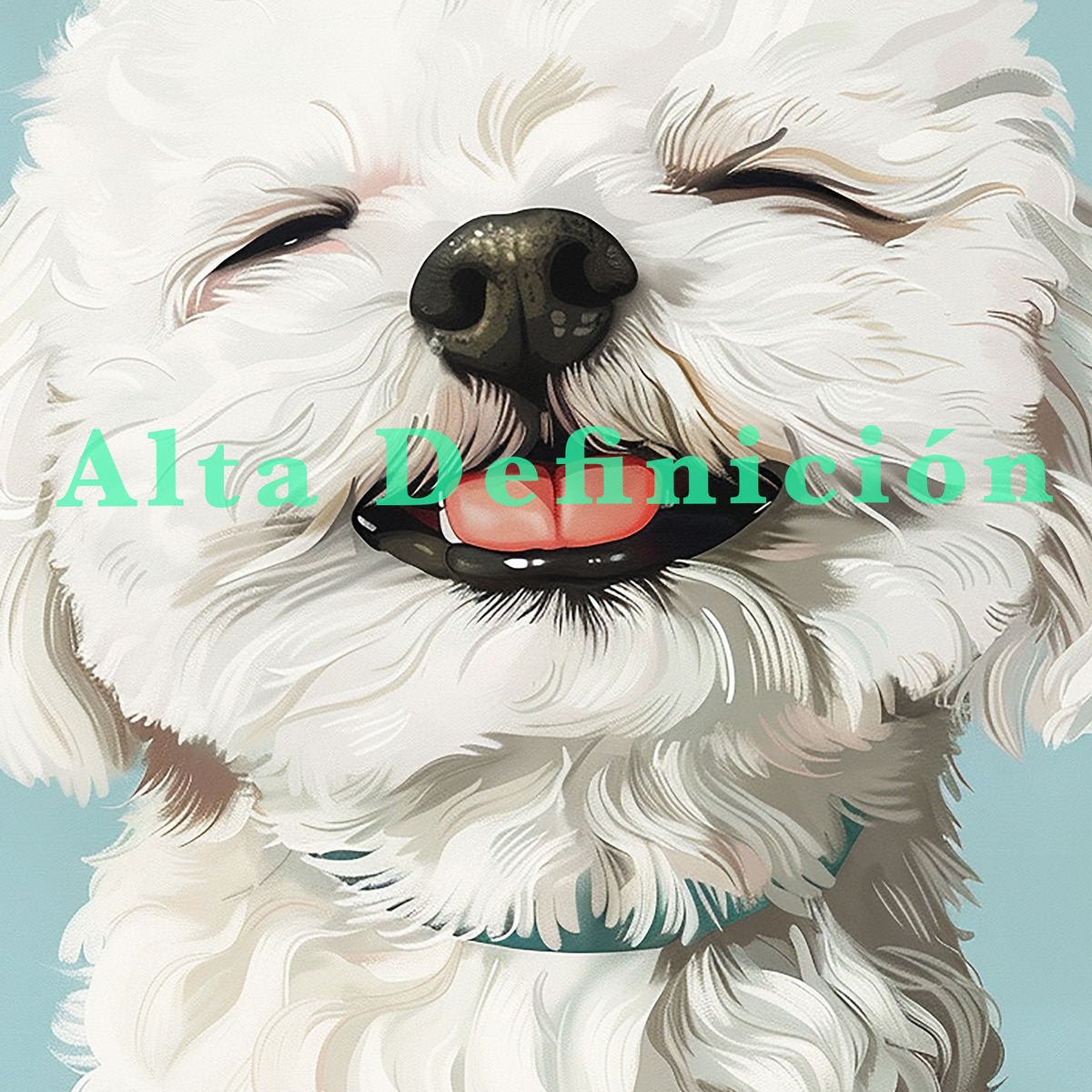 Foto 3 pulgar | Cuadro Perros Retratos Varias Razas Canvas Decorativo 55x55