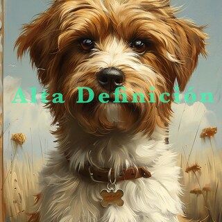 Foto 2 | Cuadro Perros Retratos Varias Razas Canvas Decorativo 55x55