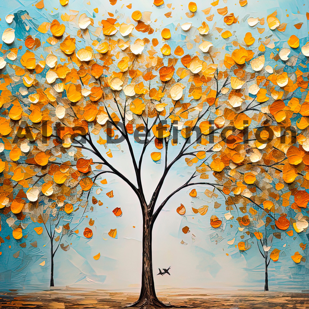 Foto 5 pulgar | Cuadro Arbol Flores Canvas Artistico Sala Elegante 60x90 Hd