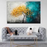 Cuadro Arbol Flores Canvas Artistico Sala Elegante 60x90 Hd