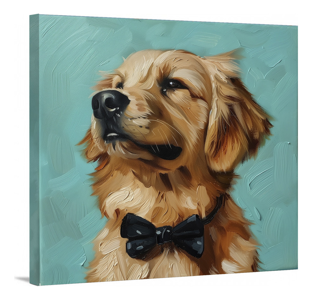 Foto 1 | Cuadro Decorativo Labrador Retriever Mascota  Retrato Canvas