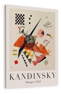 Foto 4 | Cuadros W. Kandinsky 110x80 Cm En Lienzo Canvas Artistico No Sintetico Con Bastidor Reforzado Listo Para Colgar Color Se