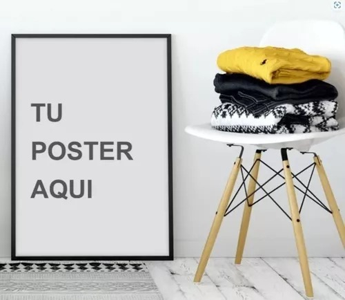 Foto 2 pulgar | Poster Personalizado Con Marco De Madera 50x70