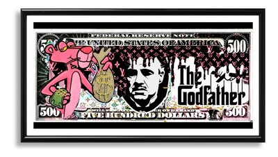 Foto 1 | Cuadro Decorativo Dólar El Padrino Grafiti Oficina Recamara