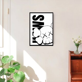 Foto 2 | Set 3 Cuadros Kaws Arte Minimalista Hypebeast Marcos Madera