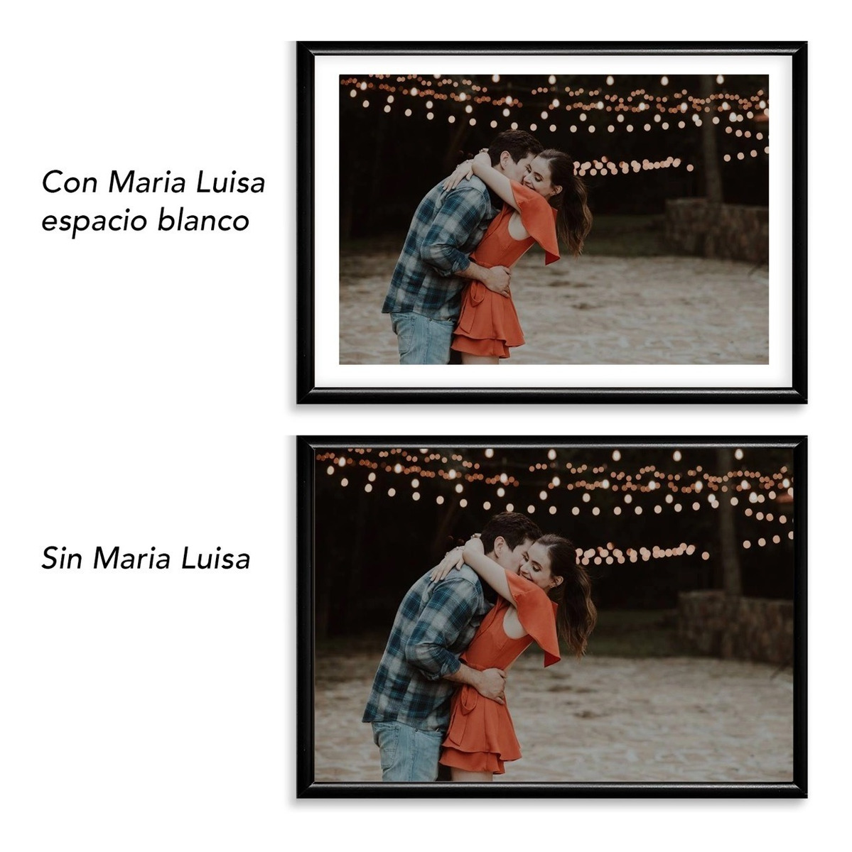 Foto 4 pulgar | Cuadro Con Marco Madera Con Tu Foto Personalizado Laminado