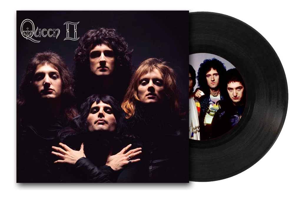 Foto 1 | Cuadro Decorativo Vinilo | 40x60cm Marco Negro Queen