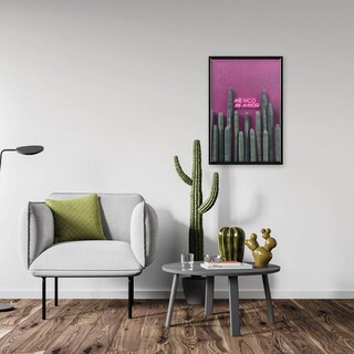 Foto 2 | Cuadro México Mi Amor Cactus Viral Foto Con Marco De Madera