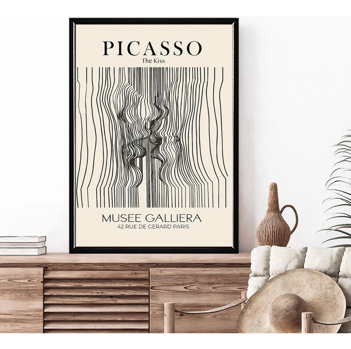 Cuadro Arte El Beso Picasso 40x60 Cm